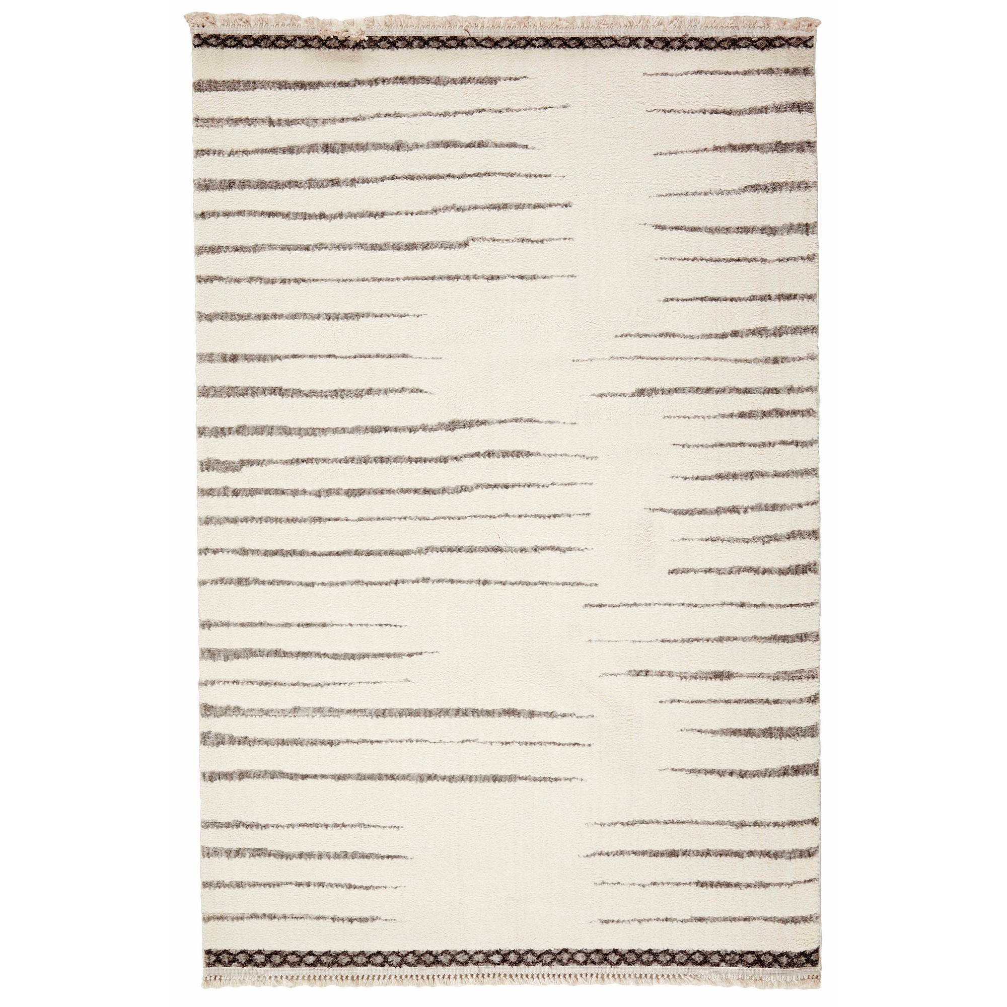 Savannah Moroccan Stripe Mhdgk54a Svn28 Rug In Cream White